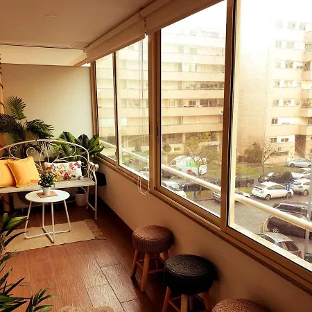 Apartment With 2 Bedrooms In With Furnished Balcony And Wifi *